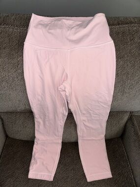 Lululemon high-Waist Pink ribbed Leggings